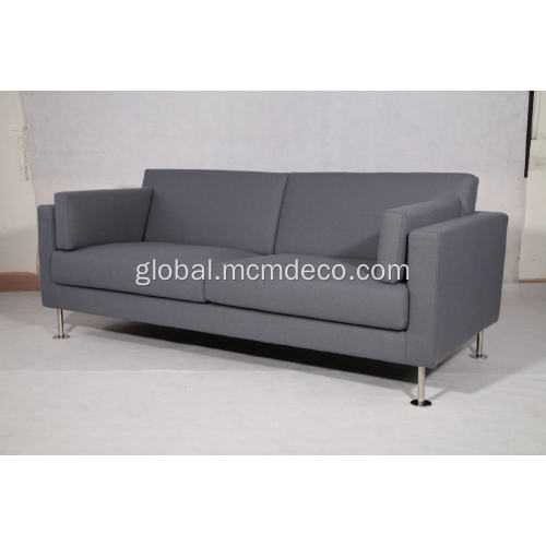 Grey Fabric Sofa Living Room Park Fabric Sofa Manufactory